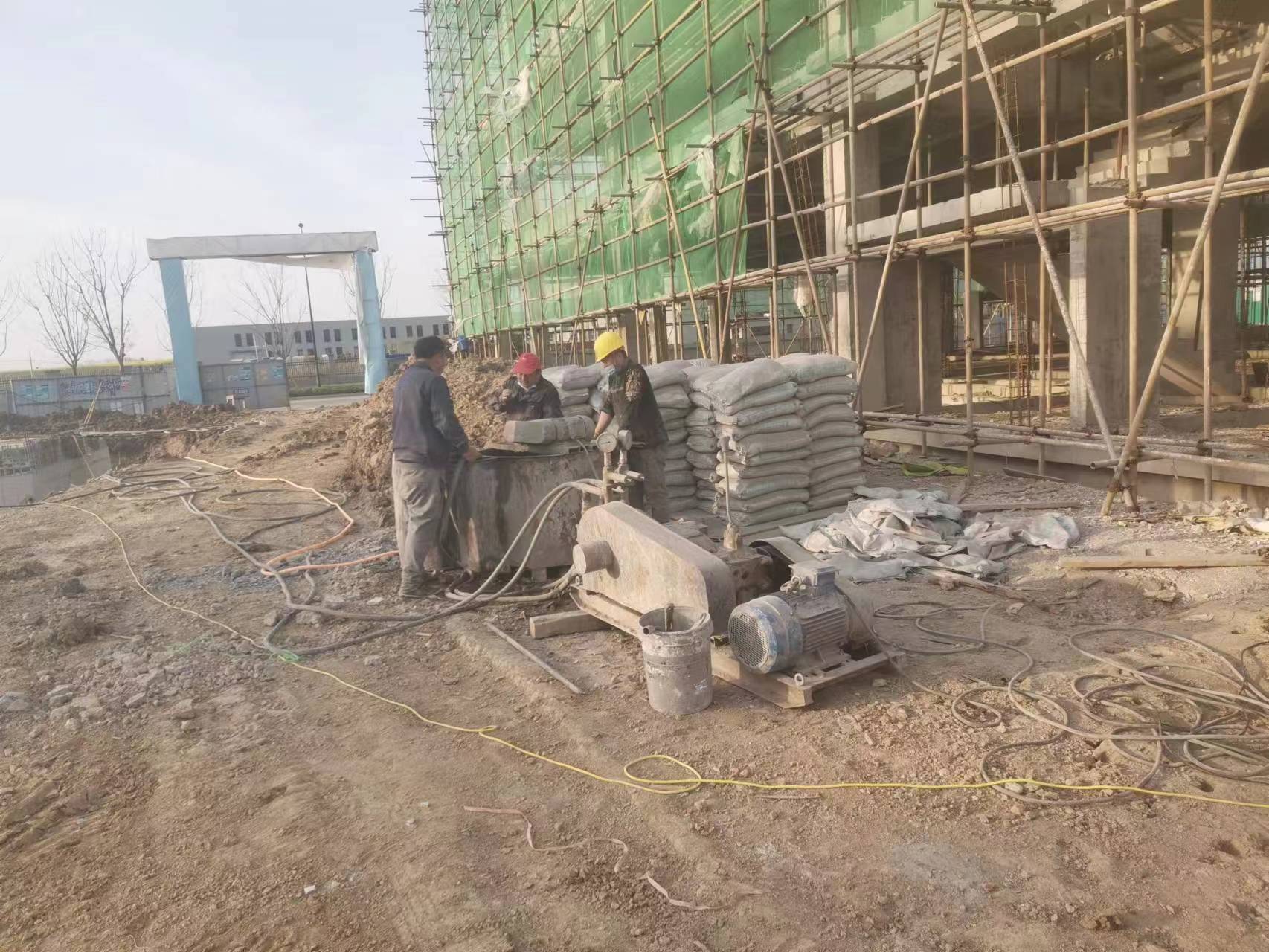 衡东别墅下沉注浆